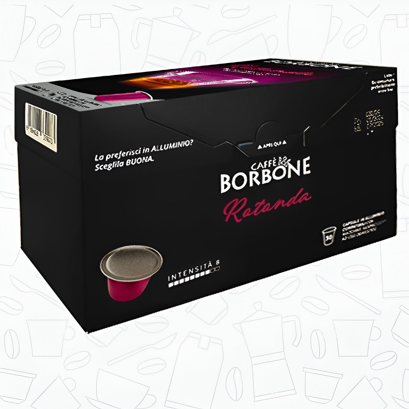 Caffè Borbone Rotonda 30 Coffee Capsules - Compatible with Nespresso Classic Machines