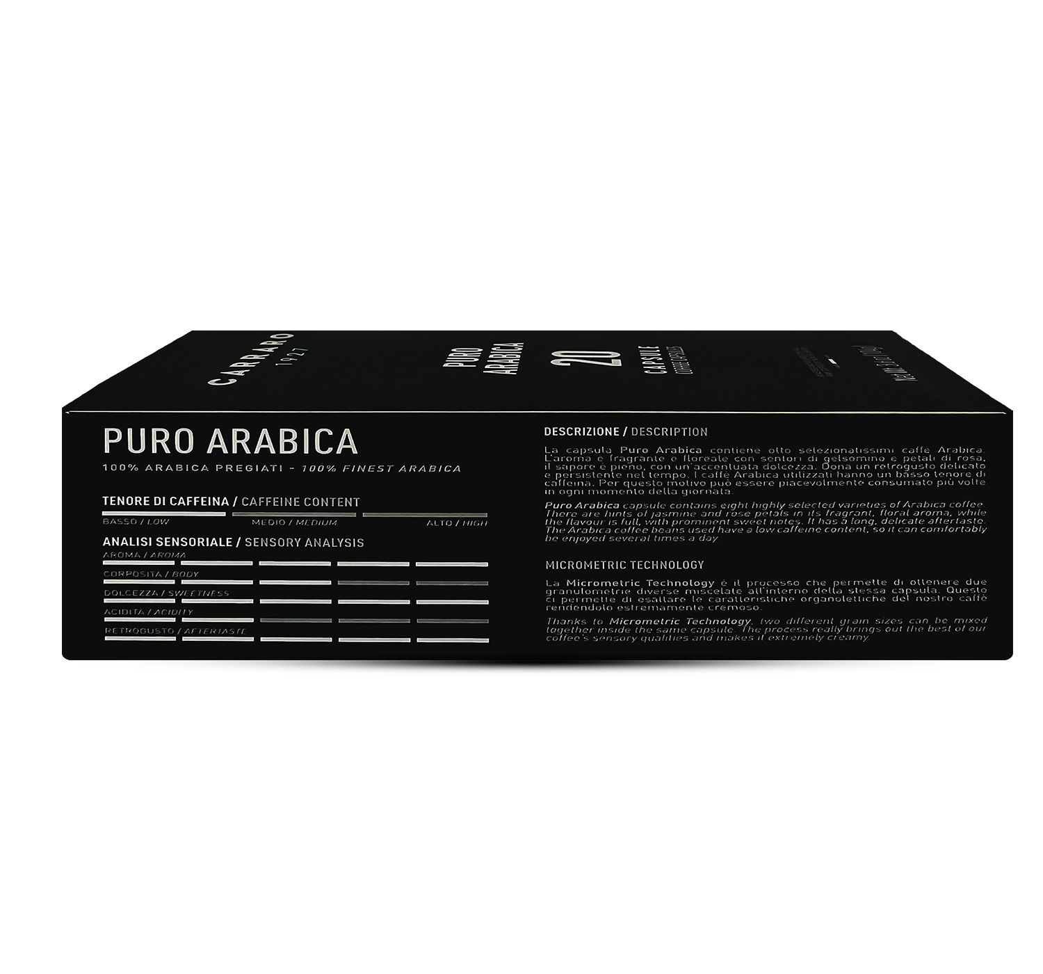 Carraro PURO ARABICA  20 capsules