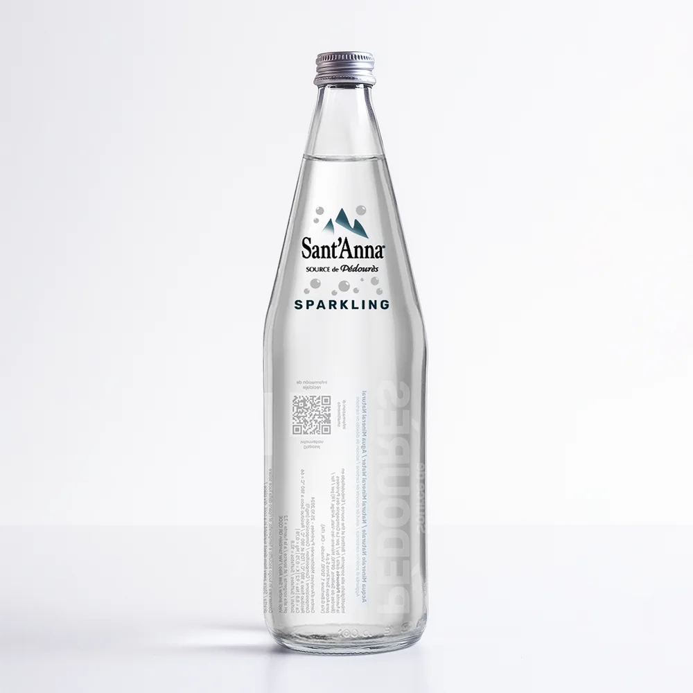 Sant'Anna Sparkling Mineral Water, 25.4 Fl Oz (6-Pack) from Pure French Pyrenees